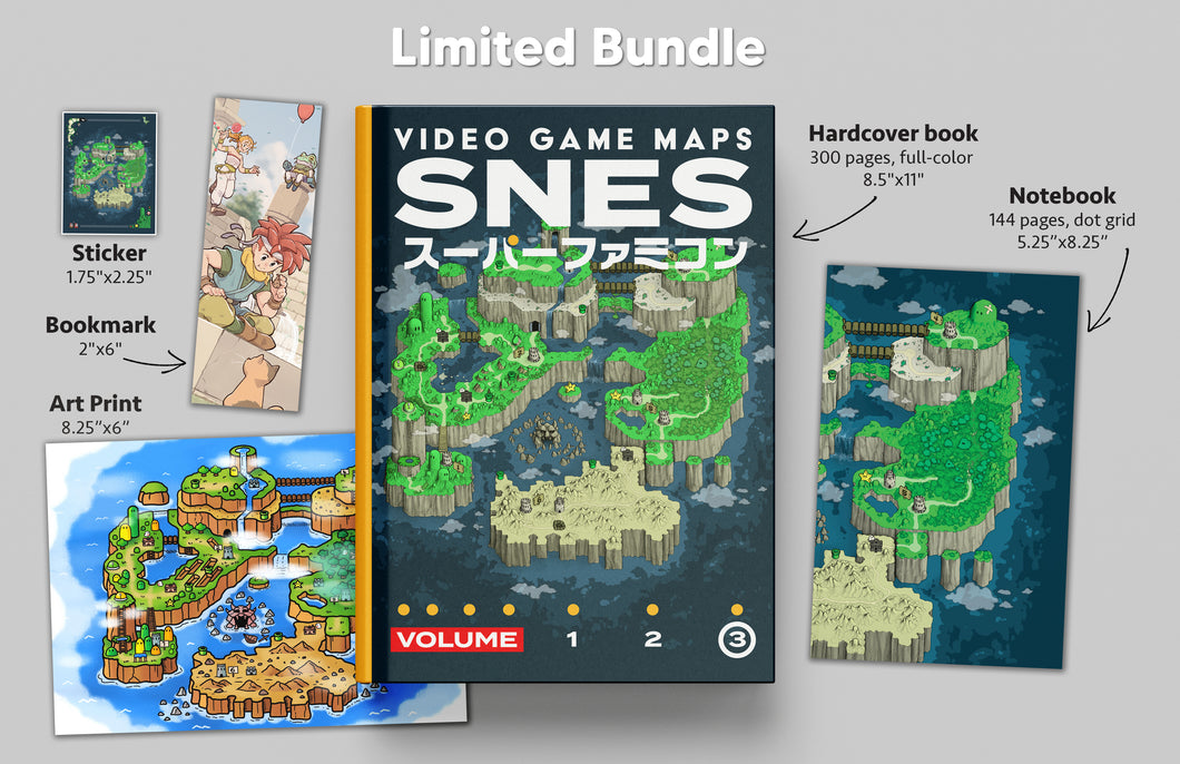 Video Game Maps: SNES - Volume 3